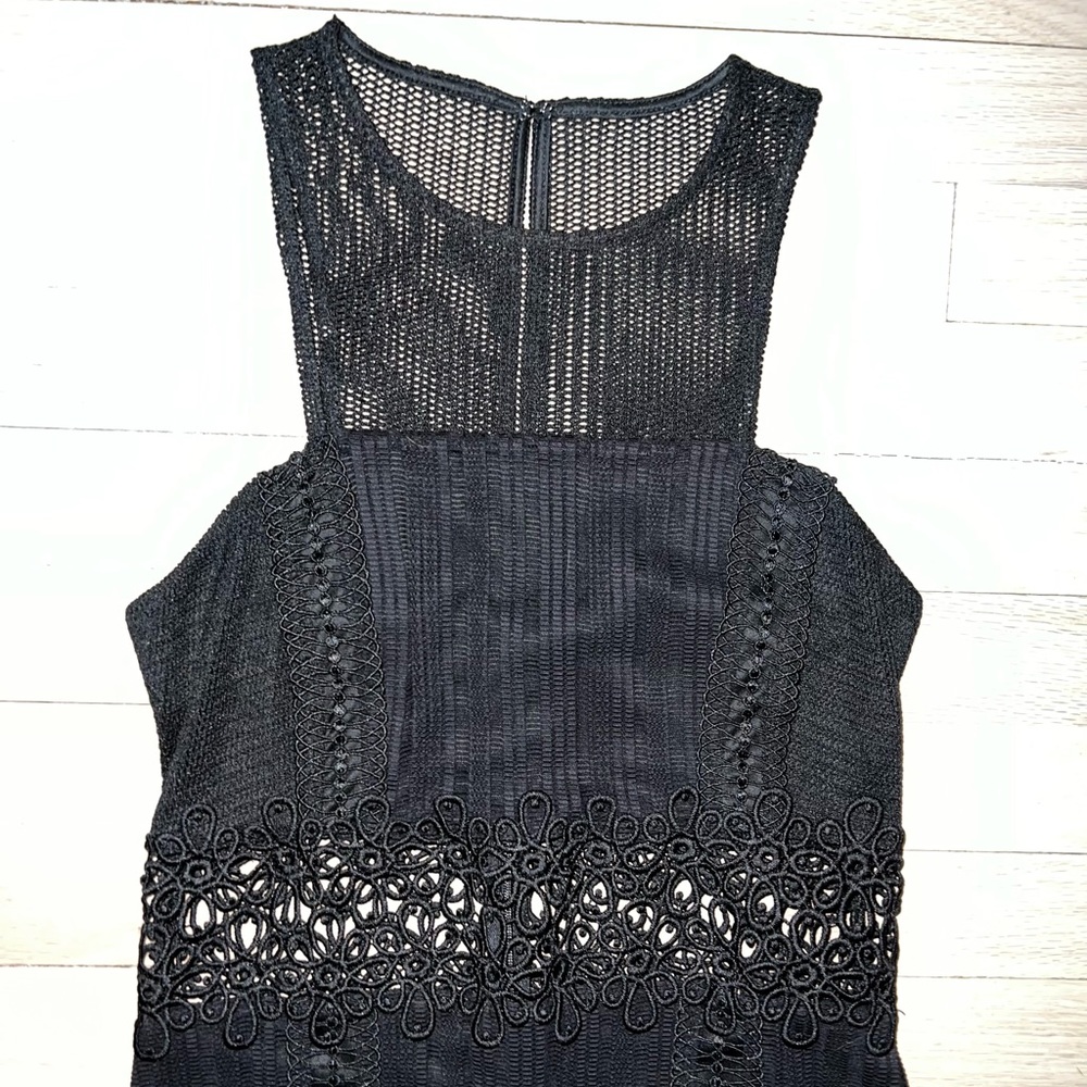 Express unique black dress